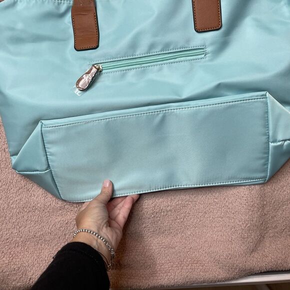 Mia And Tess Bag Brand New Tote And Shoulder Bag Turquoise  FALL Transition - Picture 9 of 12